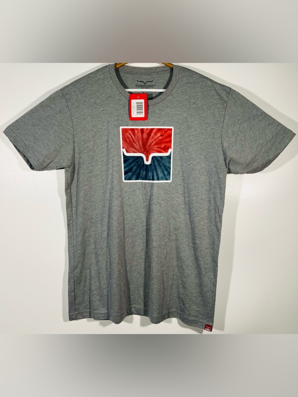 Kimes Ranch Space Dye Dark Gray Heather Shirt Graphic Tee Men’s Size Medium NWT